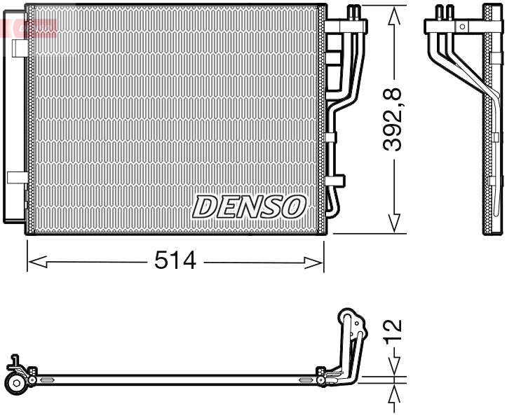 Condensatore, climatizzatore DENSO DCN41014