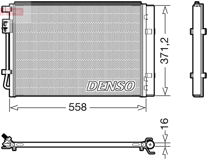 Condensatore, climatizzatore DENSO DCN41015