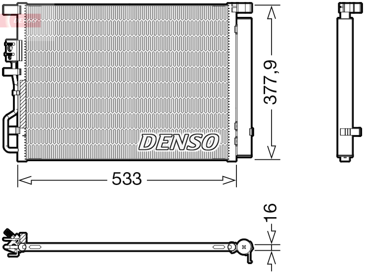 Condensatore, climatizzatore DENSO DCN41018