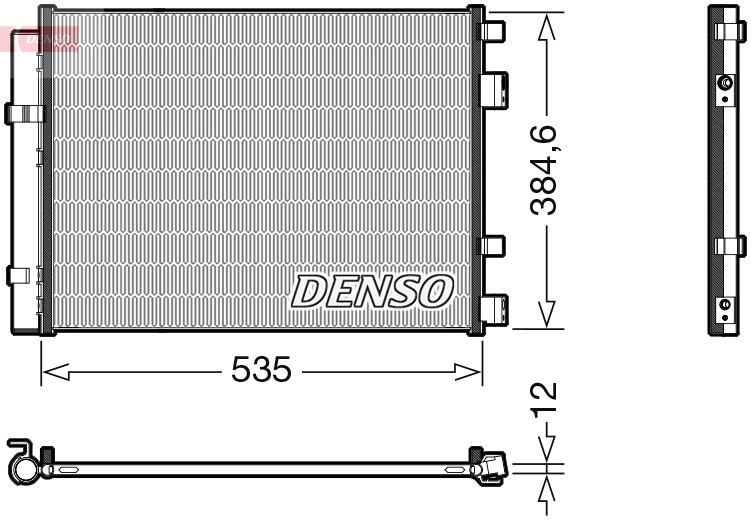 Condensatore, climatizzatore DENSO DCN41020