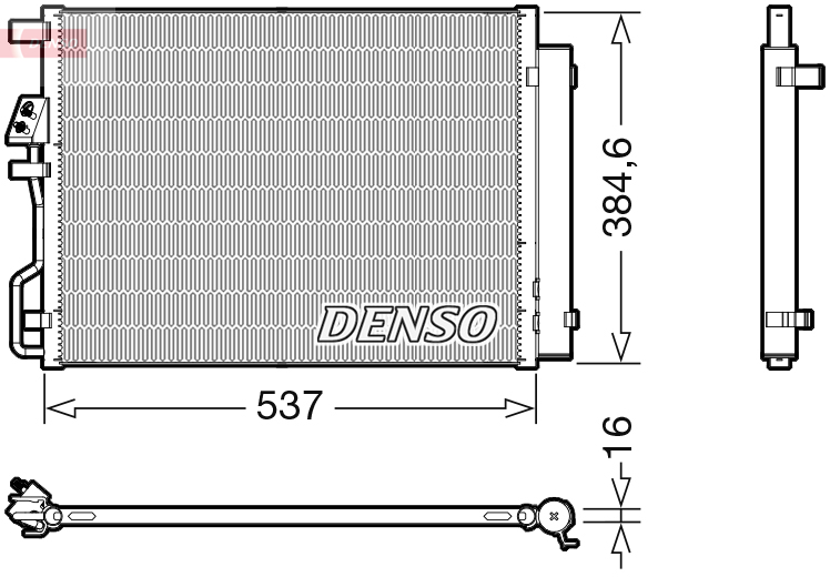 Condensatore, climatizzatore DENSO DCN41021