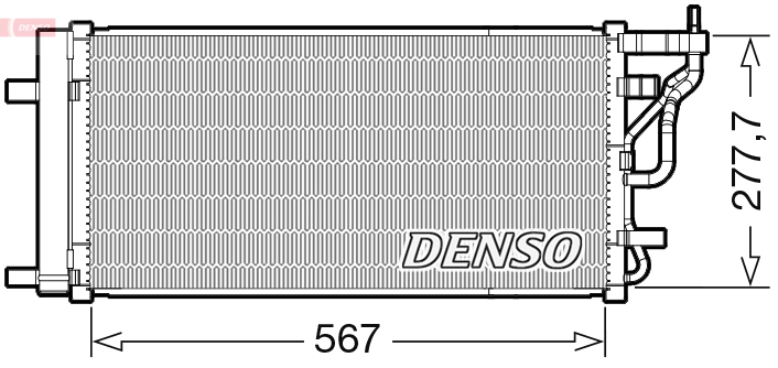 Condensatore, climatizzatore DENSO DCN41024
