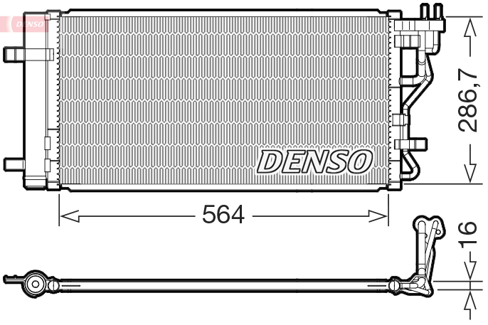 Condensatore, climatizzatore DENSO DCN41027