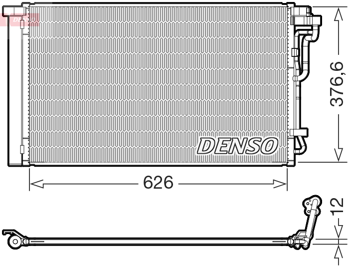 Condensatore, climatizzatore DENSO DCN41034