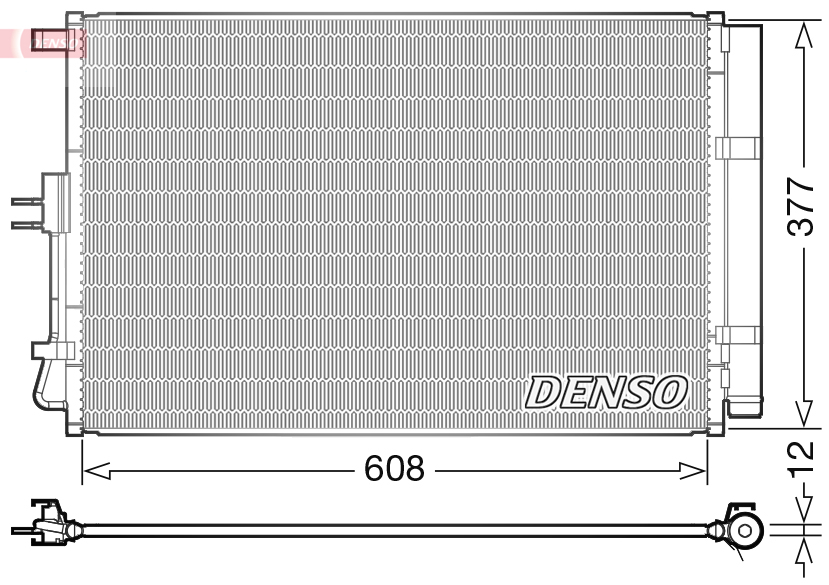 Condensatore, climatizzatore DENSO DCN43003