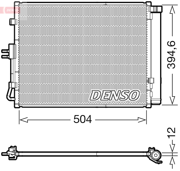 Condensatore, climatizzatore DENSO DCN43005