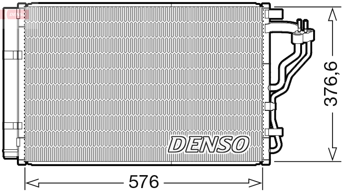 Condensatore, climatizzatore DENSO DCN43008