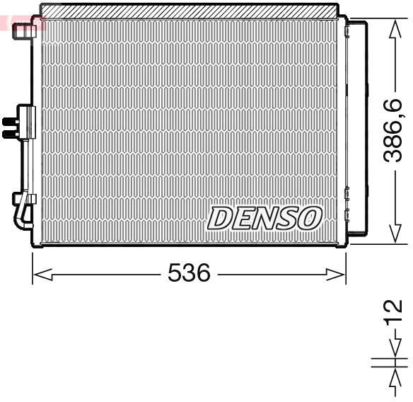 Condensatore, climatizzatore DENSO DCN43009
