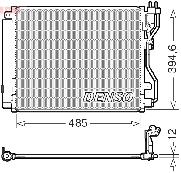 Condensatore, climatizzatore DENSO DCN43016