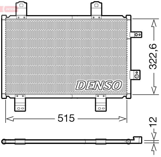 Condensatore, climatizzatore DENSO DCN44018