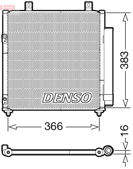 Condensatore, climatizzatore DENSO DCN45007