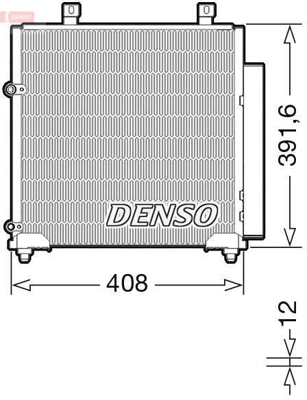Condensatore, climatizzatore DENSO DCN45012