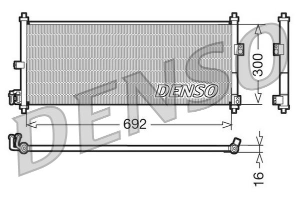 Condensatore, climatizzatore DENSO DCN46011