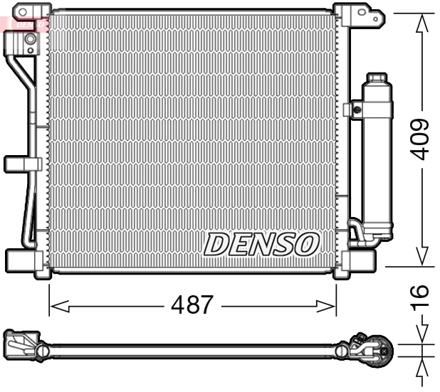 Condensatore, climatizzatore DENSO DCN46019