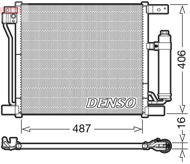 Condensatore, climatizzatore DENSO DCN46021