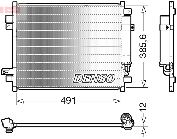 Condensatore, climatizzatore DENSO DCN46034