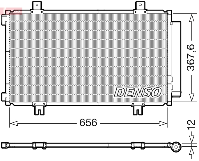 Condensatore, climatizzatore DENSO DCN47009