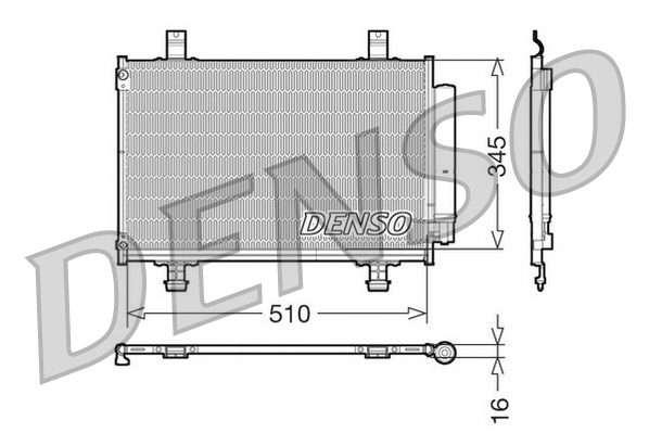 Condensatore, climatizzatore DENSO DCN47010