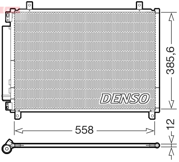 Condensatore, climatizzatore DENSO DCN47012