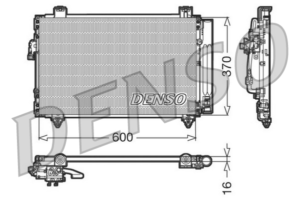 Condensatore, climatizzatore DENSO DCN50014