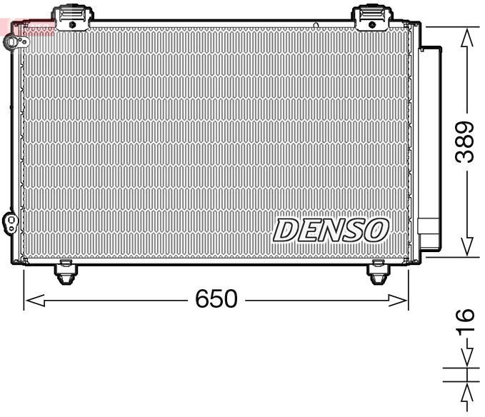 Condensatore, climatizzatore DENSO DCN50023