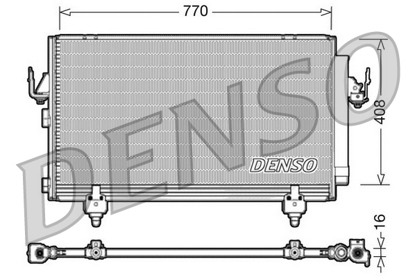 Condensatore, climatizzatore DENSO DCN50031