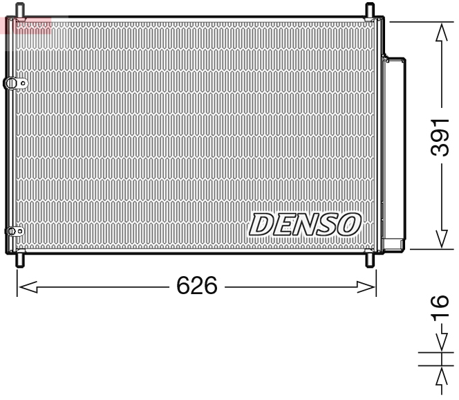 Condensatore, climatizzatore DENSO DCN50041