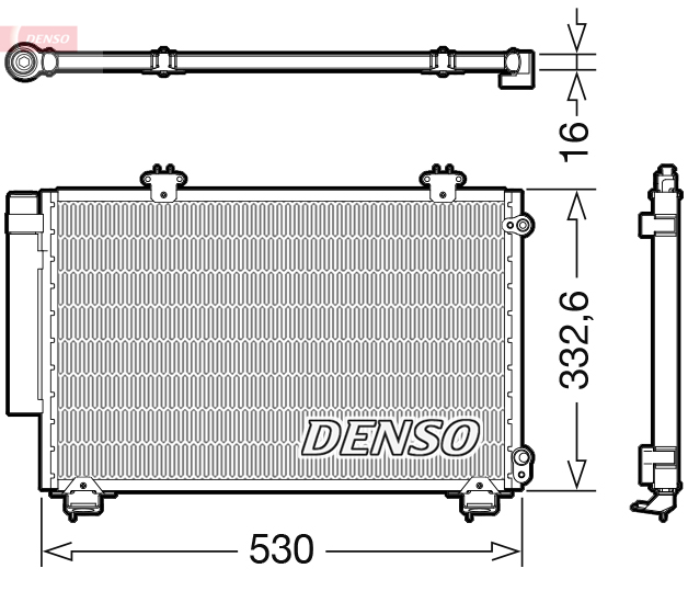 Condensatore, climatizzatore DENSO DCN50060