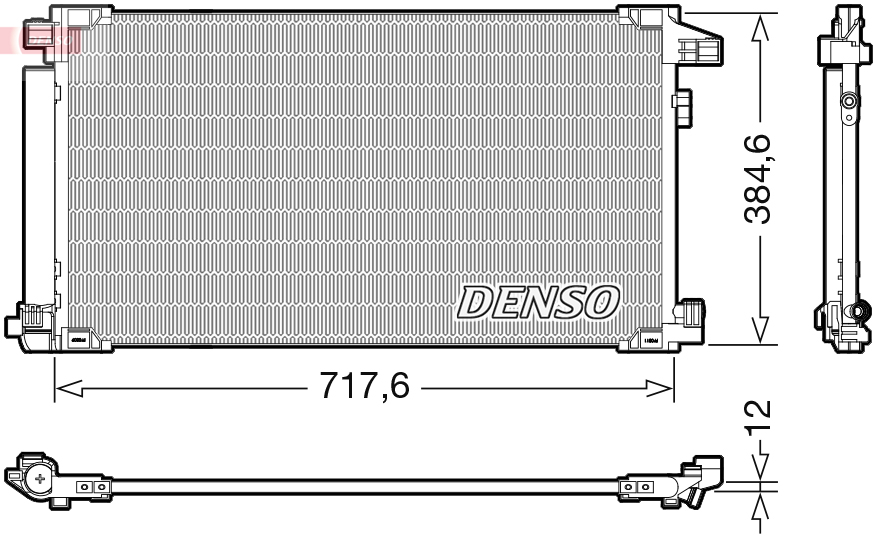 Condensatore, climatizzatore DENSO DCN50061