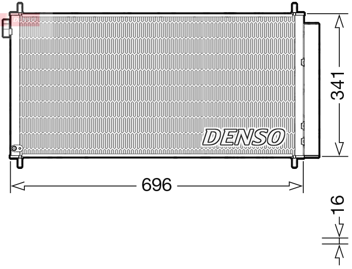 Condensatore, climatizzatore DENSO DCN50121