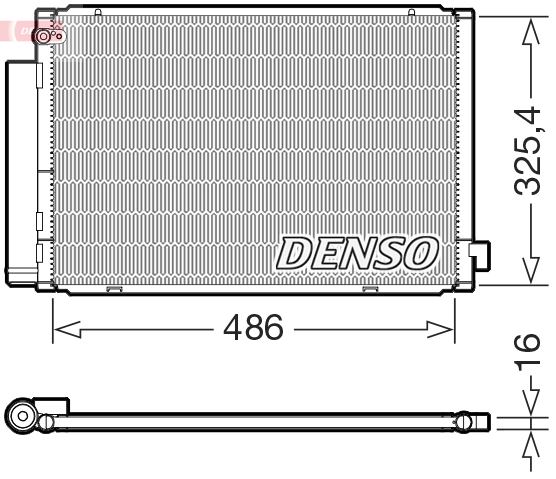 Condensatore, climatizzatore DENSO DCN50125