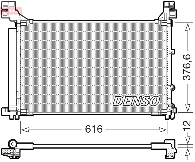 Condensatore, climatizzatore DENSO DCN50133