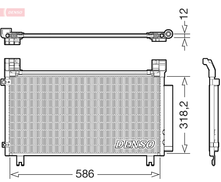 Condensatore, climatizzatore DENSO DCN50134