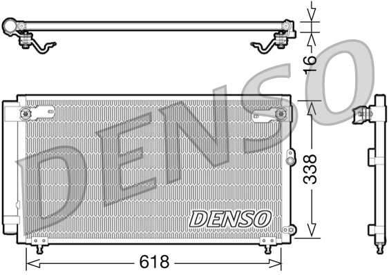 Condensatore, climatizzatore DENSO DCN51006