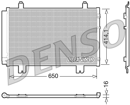 Condensatore, climatizzatore DENSO DCN51009