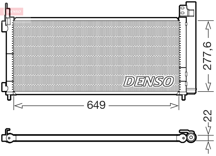 Condensatore, climatizzatore DENSO DCN51021