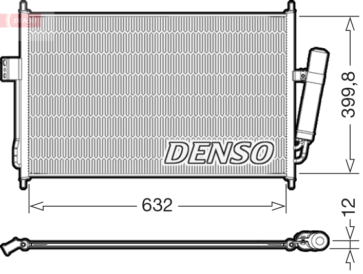 Condensatore, climatizzatore DENSO DCN99084