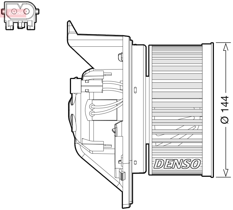Ventilatore abitacolo DENSO DEA05005