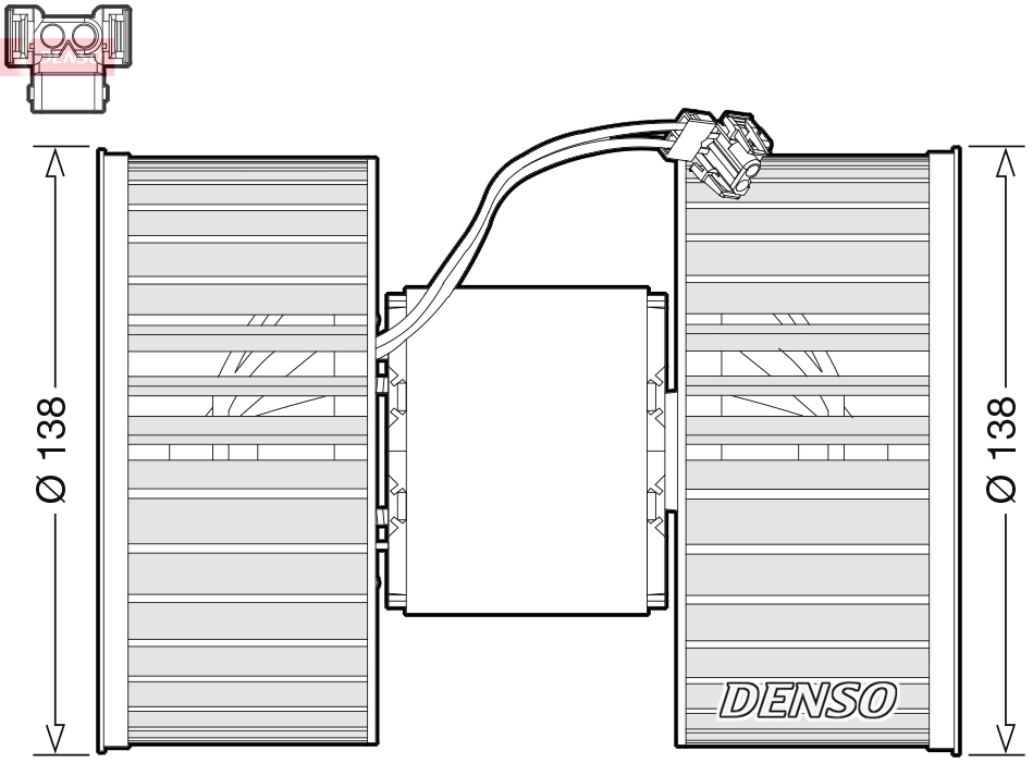 Ventilatore abitacolo DENSO DEA05006