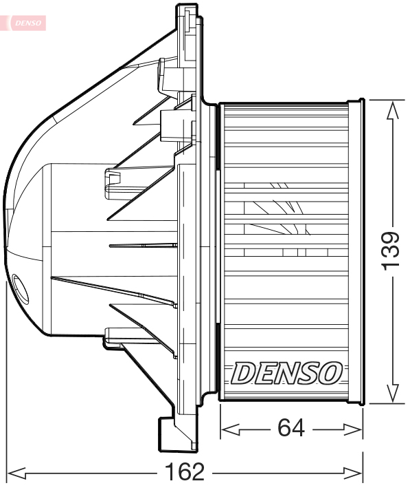 Ventilatore abitacolo DENSO DEA05011