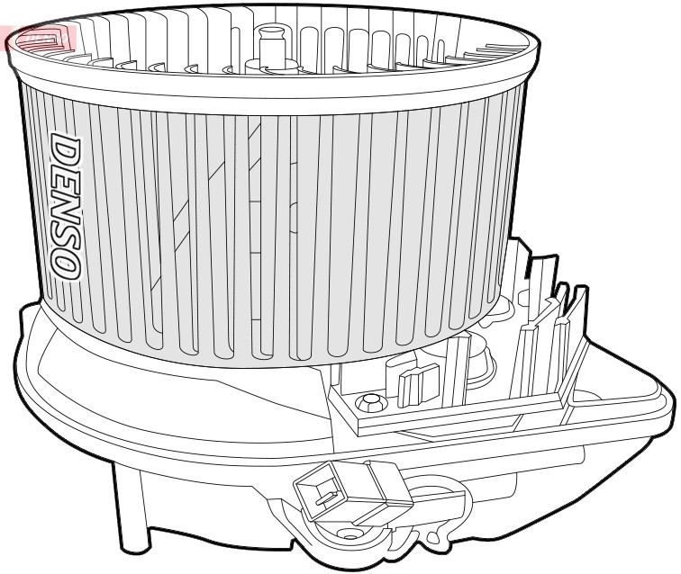 Ventilatore abitacolo DENSO DEA07015