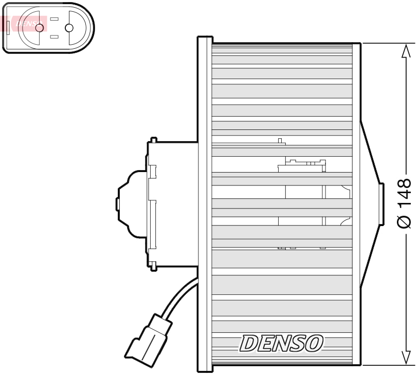 Ventilatore abitacolo DENSO DEA10054