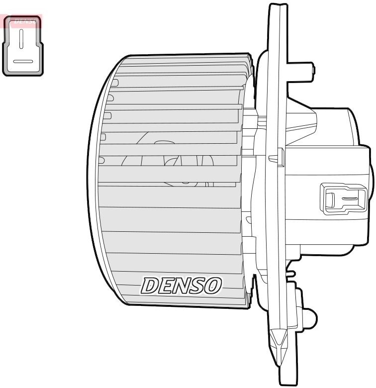 Ventilatore abitacolo DENSO DEA12004