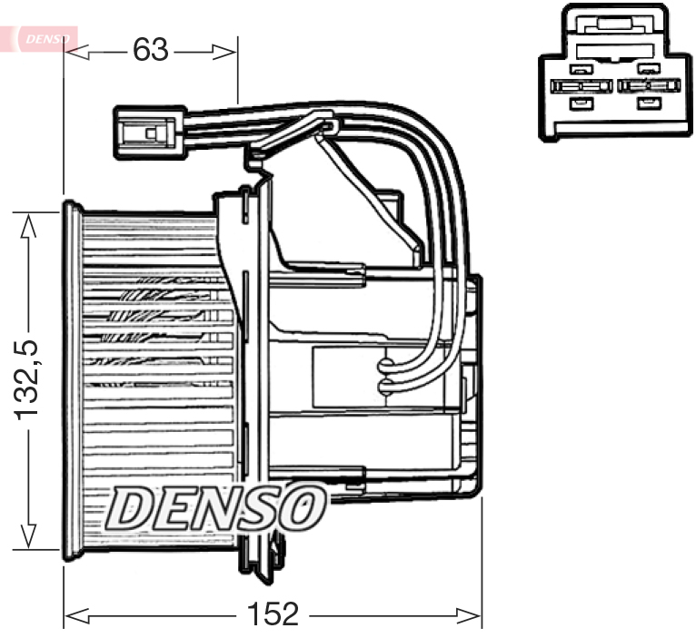 Ventilatore abitacolo DENSO DEA17018