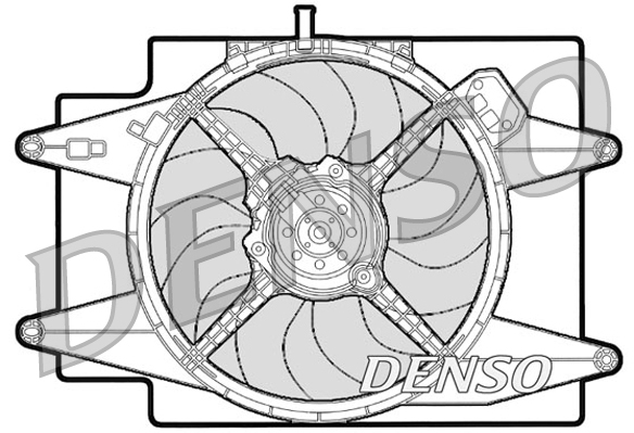 Ventola, raffreddamento motore DENSO DER01001