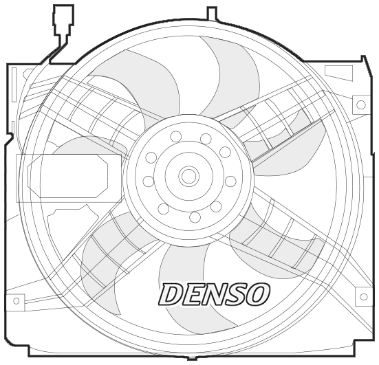 Ventola, raffreddamento motore DENSO DER05004