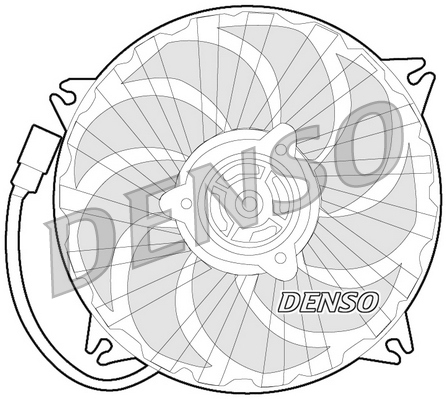 Ventola, raffreddamento motore DENSO DER07007