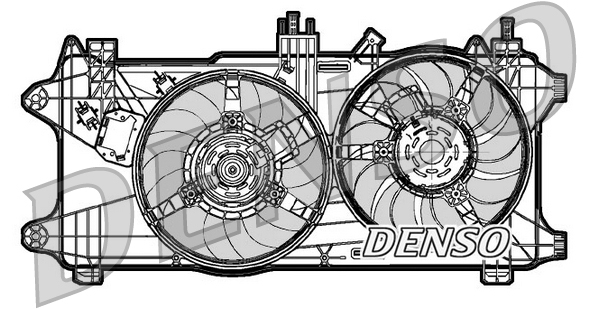 Ventola, raffreddamento motore DENSO DER09027