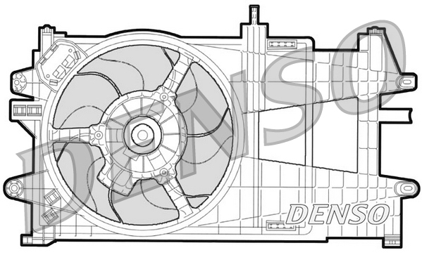 Ventola, raffreddamento motore DENSO DER09033