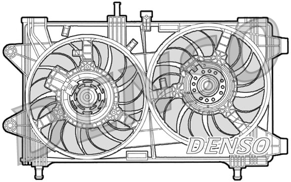 Ventola, raffreddamento motore DENSO DER09036